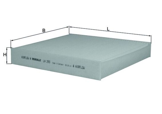 Filter, interior air - LA 293 KNECHT