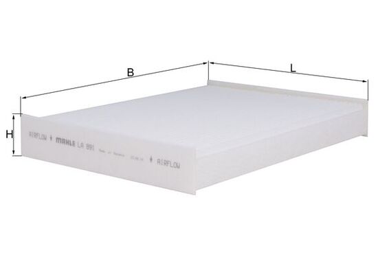 Filter, interior air - LA 891 KNECHT