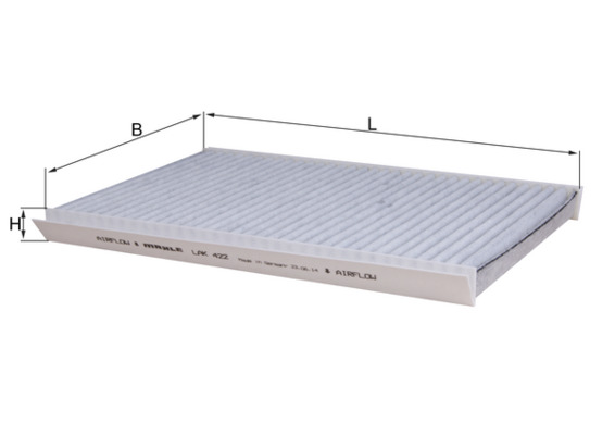 Filter, interior air - LAK 422 KNECHT