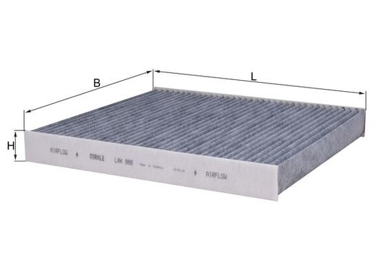 filtras, salono oras - LAK 888 KNECHT