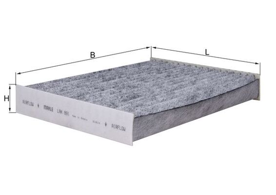 Filter, interior air - LAK 891 KNECHT