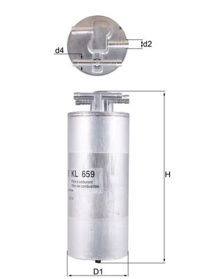 Топливный фильтр - KL 659 KNECHT
