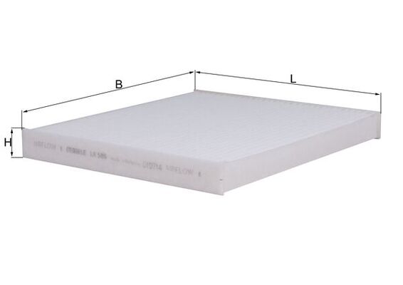 Filter, interior air - LA 586 KNECHT