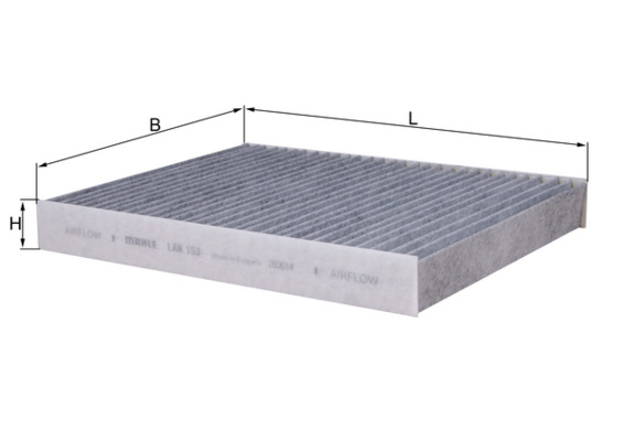 Filtro, Aria abitacolo - LAK 153 KNECHT