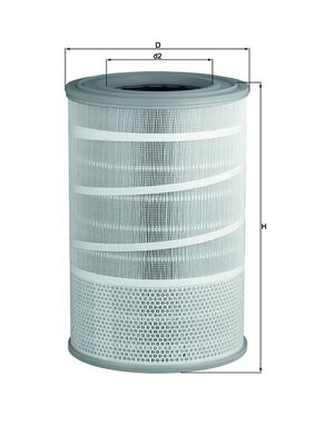 Filtro aria - LX 2068 KNECHT