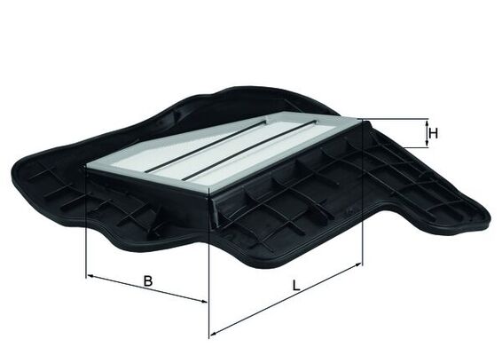 Filtro aria - LX 1685/5 KNECHT