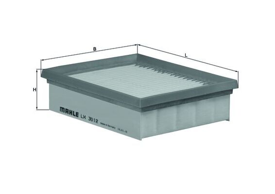 Filtro aria - LX 3012 KNECHT