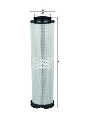 Air Filter - LX 816/5 KNECHT