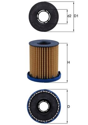 Oil Filter - OX 1350 KNECHT