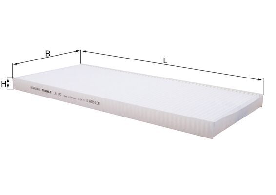 Filter, interior air - LA 170 KNECHT