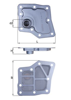 Hydraulic Filter, automatic transmission - HX 259 KNECHT