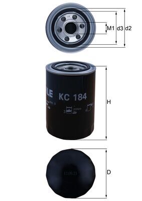 Filtro carburante - KC 184 KNECHT
