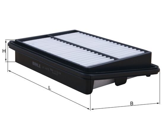 Filtro aria - LX 4478 KNECHT