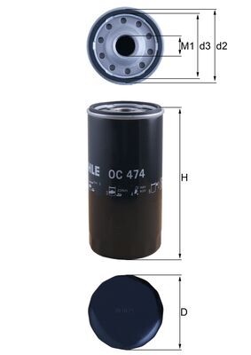 Oil Filter - OC 474 KNECHT