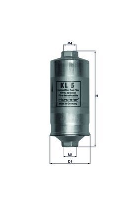 Fuel filter - KL 5 KNECHT