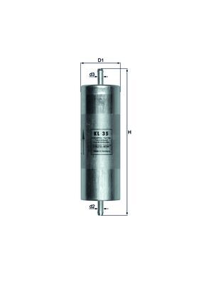 Fuel filter - KL 35 KNECHT