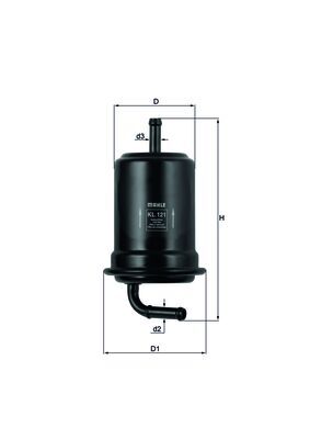 Kraftstofffilter - KL 121 KNECHT
