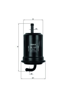 Filtro carburante - KL 523 KNECHT