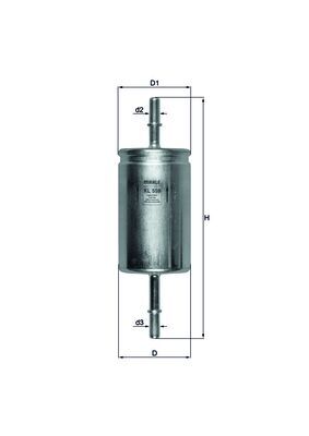 Fuel filter - KL 559 KNECHT