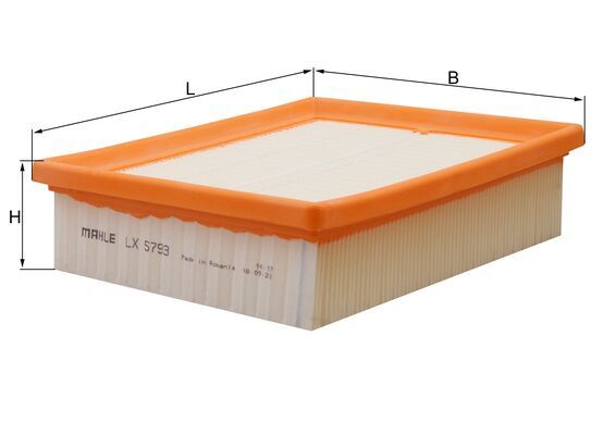 oro filtras - LX 5793 KNECHT