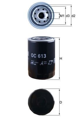 Oil Filter - OC 613 KNECHT