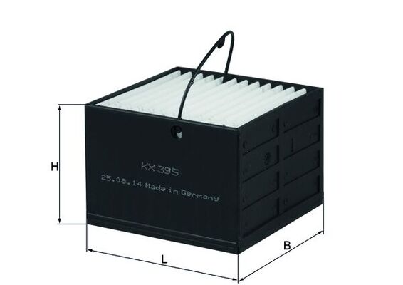 Fuel filter - KX 395 KNECHT