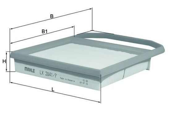 Air Filter - LX 2841/7 KNECHT