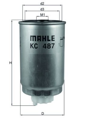 Fuel filter - KC 487 KNECHT