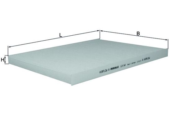 Filter, interior air - LA 64 KNECHT