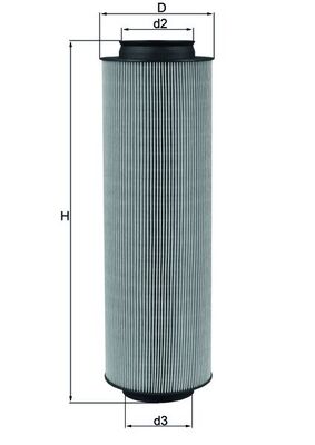 Filtro aria - LX 791 KNECHT