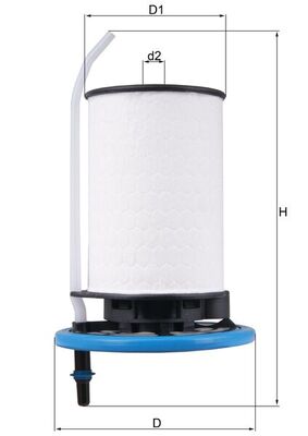 Fuel filter - KX 398 KNECHT