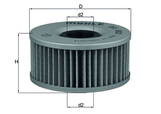 Oil Filter - OX 802 KNECHT