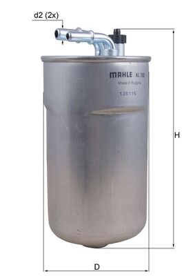 Filtro carburante - KL 792 KNECHT