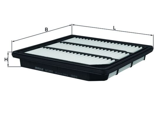 Filtro aria - LX 3455 KNECHT