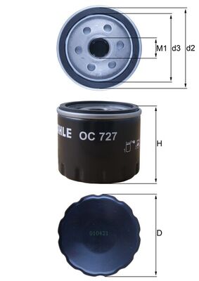 Ölfilter - OC 727 KNECHT
