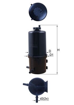 Fuel filter - KL 787 KNECHT