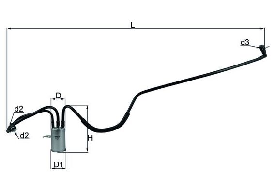 Filtro carburante - KL 553 KNECHT
