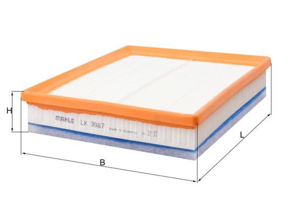Air Filter - LX 3987 KNECHT