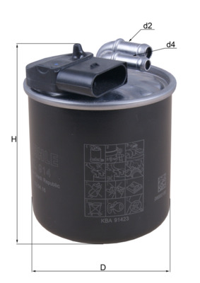 Fuel filter - KL 914 KNECHT