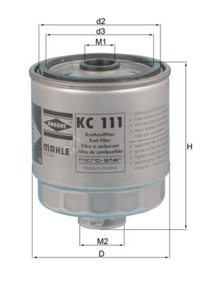 Топливный фильтр - KC 111 KNECHT