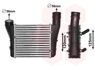 Intercooler, charger - 03004221 VAN WEZEL