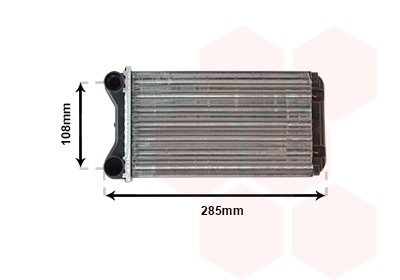 Heat Exchanger, interior heating - 03006223 VAN WEZEL