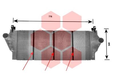 Intercooler - 43004295 VAN WEZEL