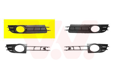 Ventilation Grille, bumper - 0318592 VAN WEZEL