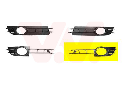 Ventilation Grille, bumper - 0318593 VAN WEZEL