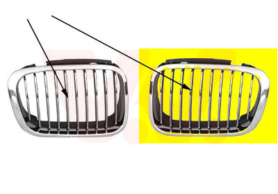 Griglia radiatore - 0646515 VAN WEZEL