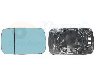 Mirror Glass, outside mirror - 0646837 VAN WEZEL