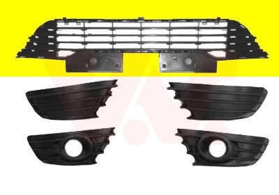 Griglia di ventilazione, Paraurti - 0970590 VAN WEZEL