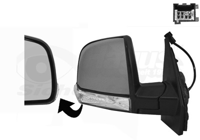 Specchio retrovisore esterno - 1638808 VAN WEZEL