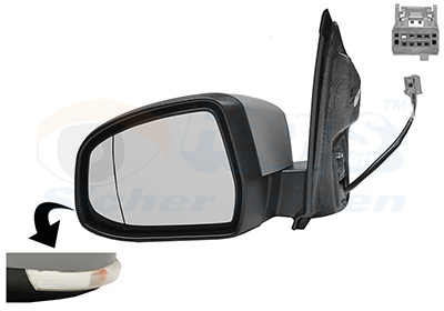 Specchio retrovisore esterno - 1866807 VAN WEZEL